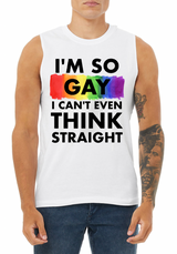 DTG Tank Top | Direct to Garment I'm so Gay Full Color