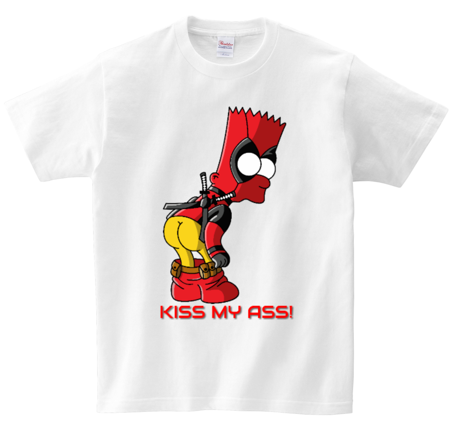 DTG T Shirt | Bart Kiss Full color Edition