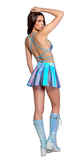 Vinyl Plated Skirt Unicorn Light Blue - Grooveman Music