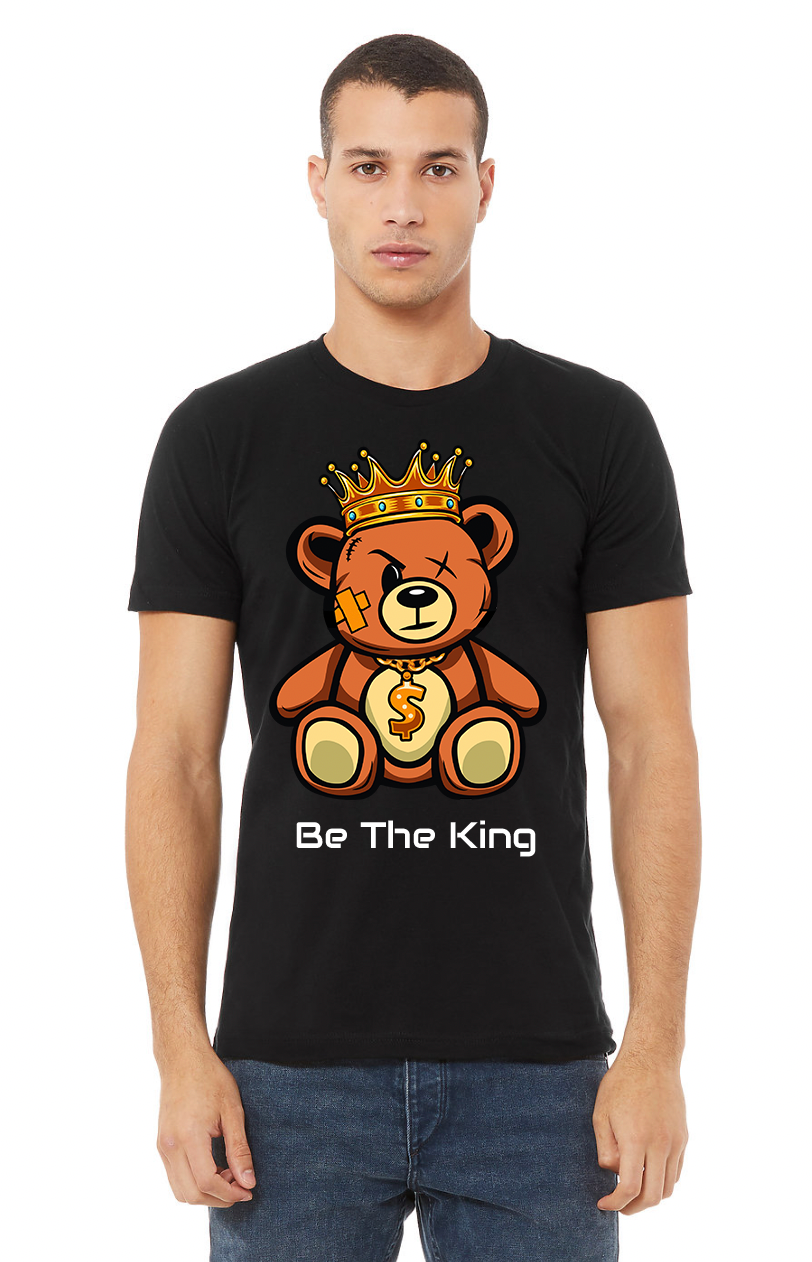 DTG T Shirt | Teddy Be The King Full color Edition Brown