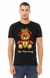 DTG T Shirt | Teddy Be The King Full color Edition Brown - Grooveman Music