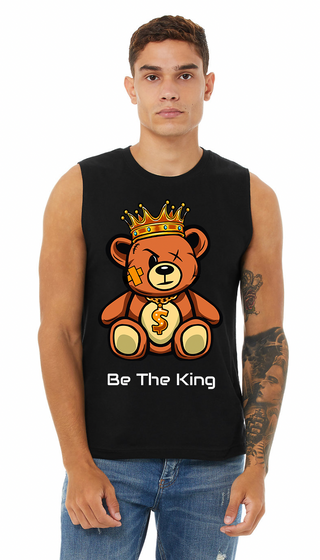 DTG Tank Top | Direct to Garment Teddy Be The King Full Color