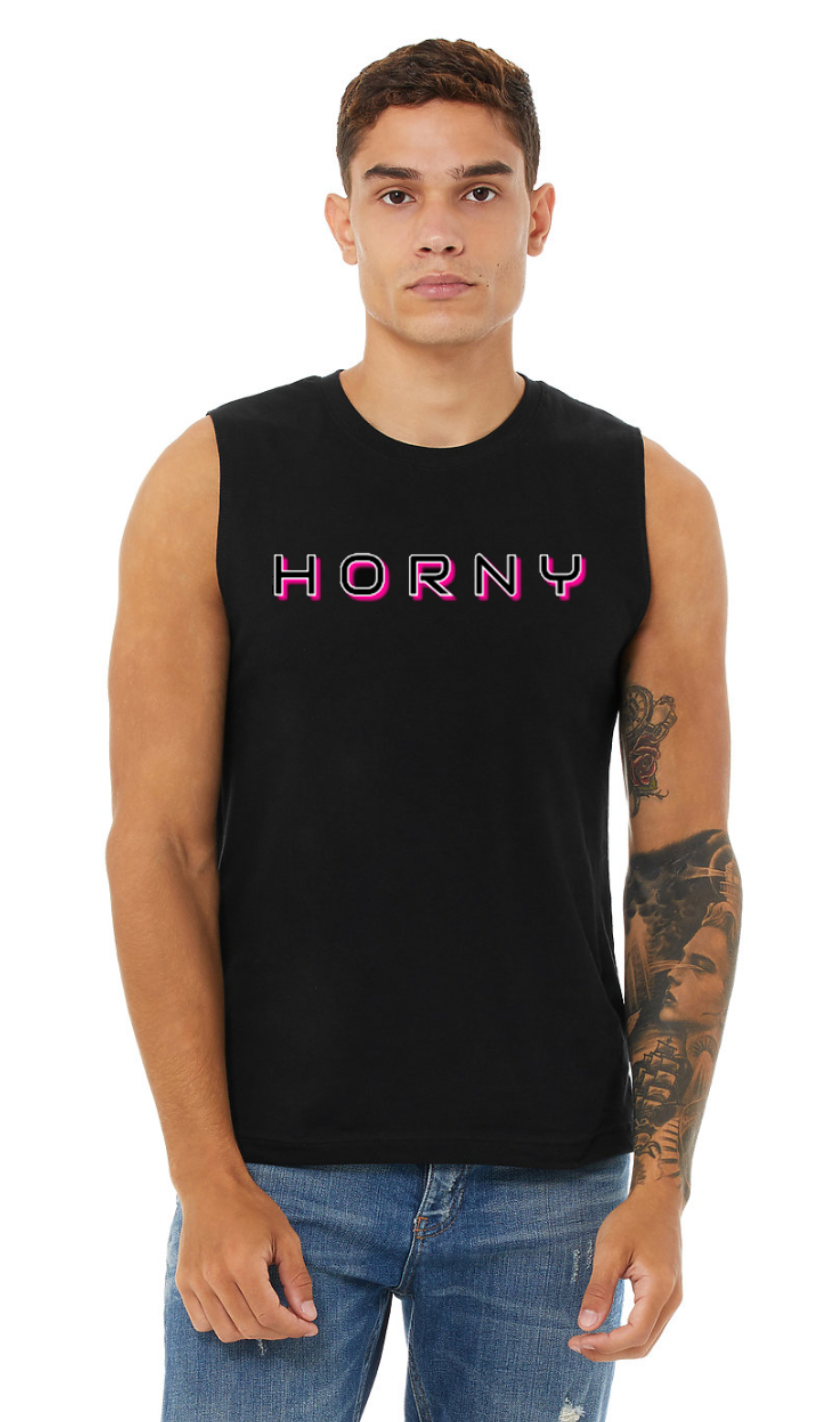 DTG Tank Top | HORNY Full Color
