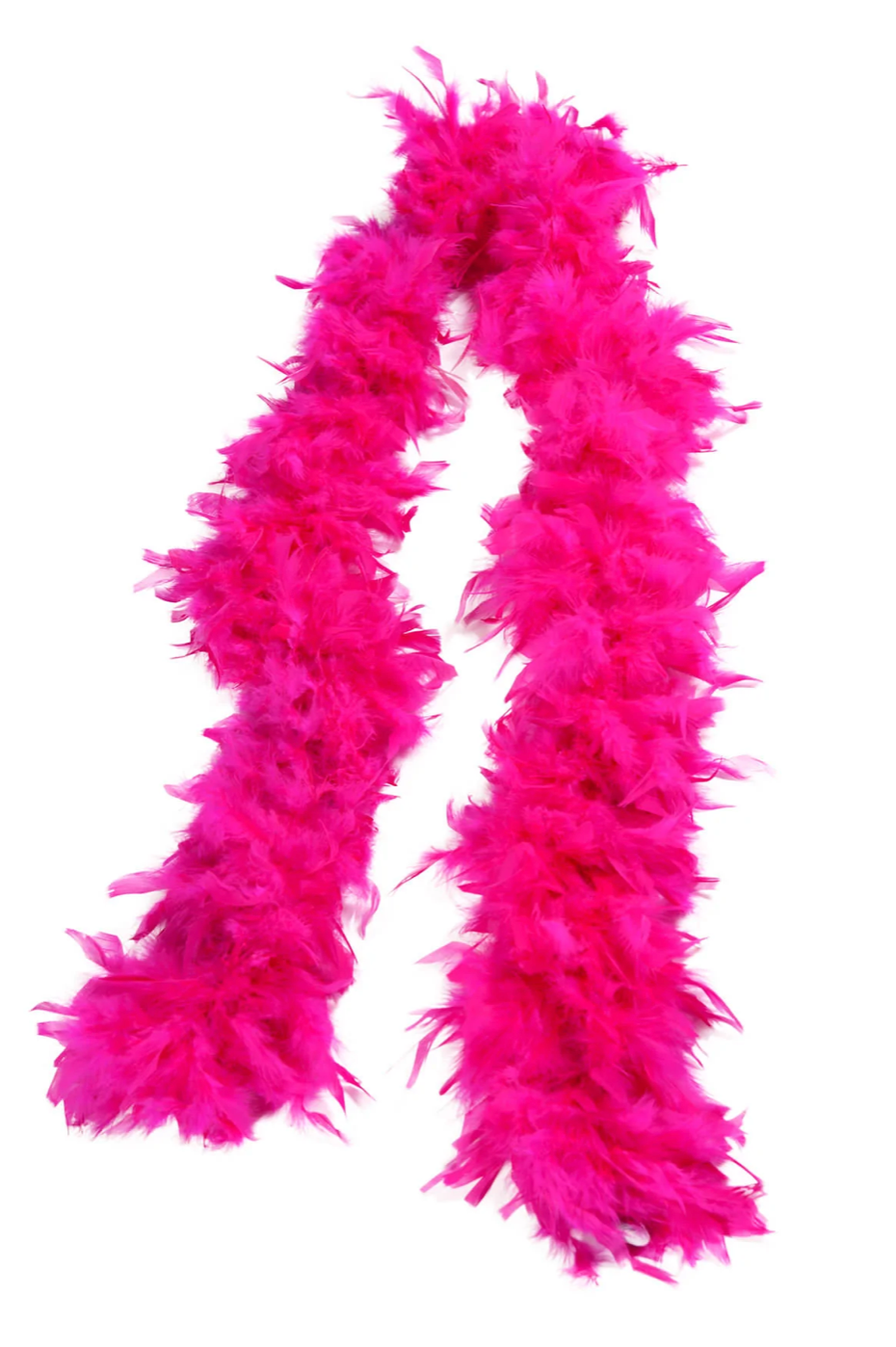 72" Feathered Boa - Hot Pink