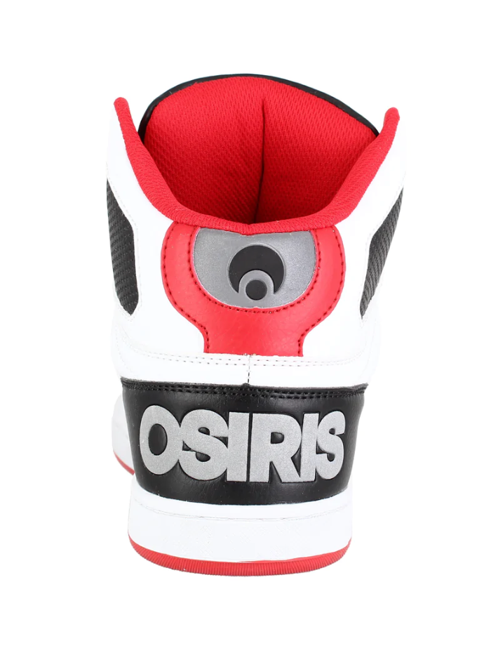 Osiris NYC 83 CLK White/Black/3M Red Sneakers - Men