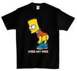 Bart Kiss my Ass DTG T Shirt