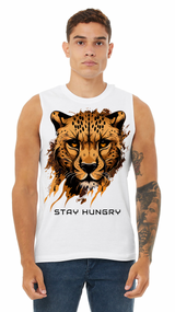 DTG Tank Top | Direct to Garment Cheetah Stay Hungry Full Color