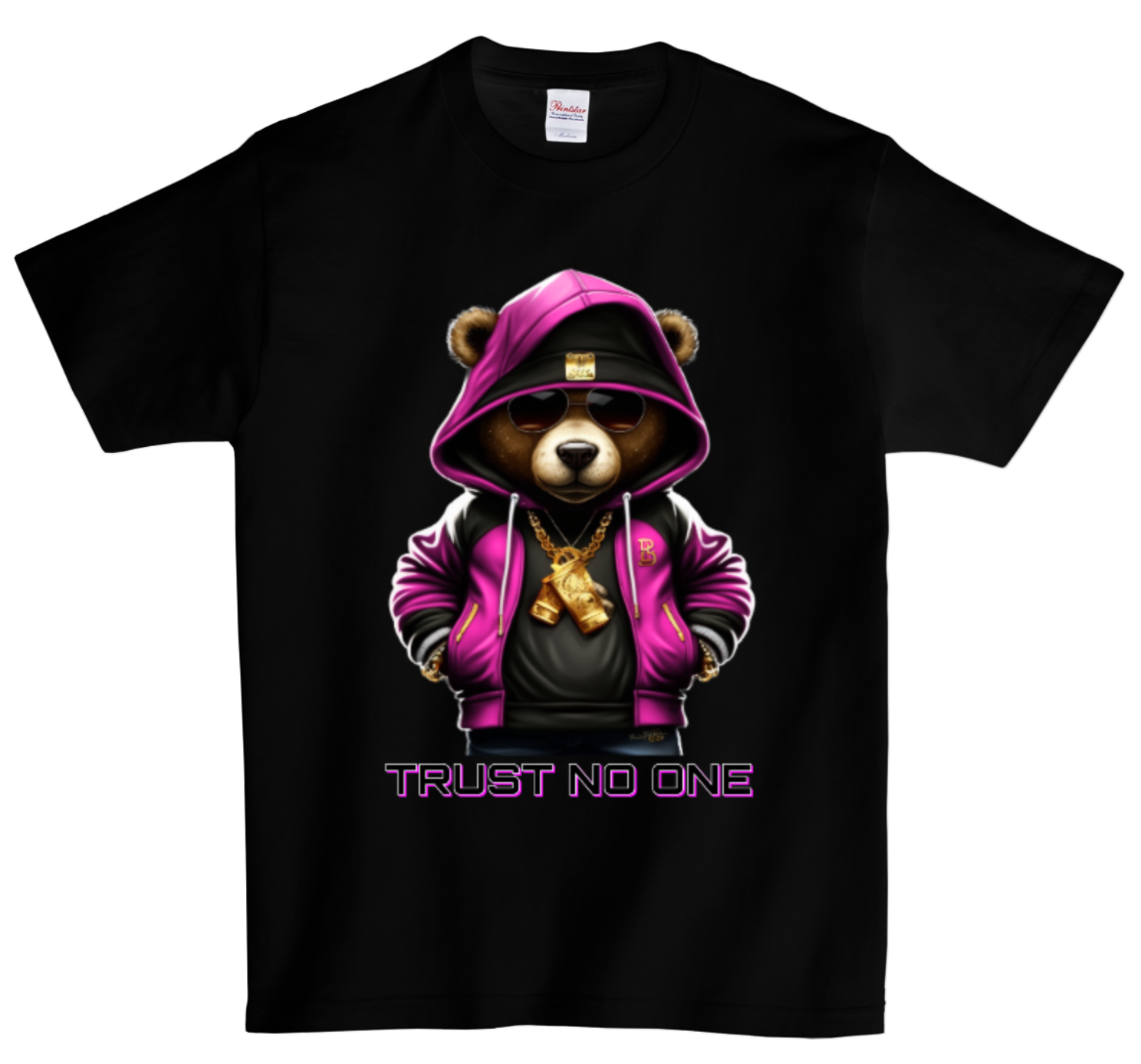 Teddy Trust No One T-Shirts DTG Full color Edition
