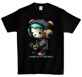 Music is my Religion Teddy T-Shirts DTG Full color Edition