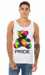 Pride Teddy Rainbow DTG Tank Top | Full Color