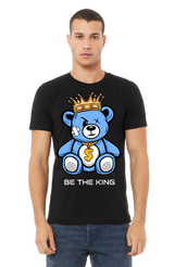 Teddy Be The King DTG T Shirt | Full color Edition Medium Blue