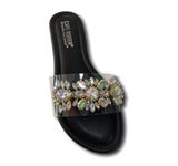 Cape Robbin Shoes Diamond Flower Sandals - Women