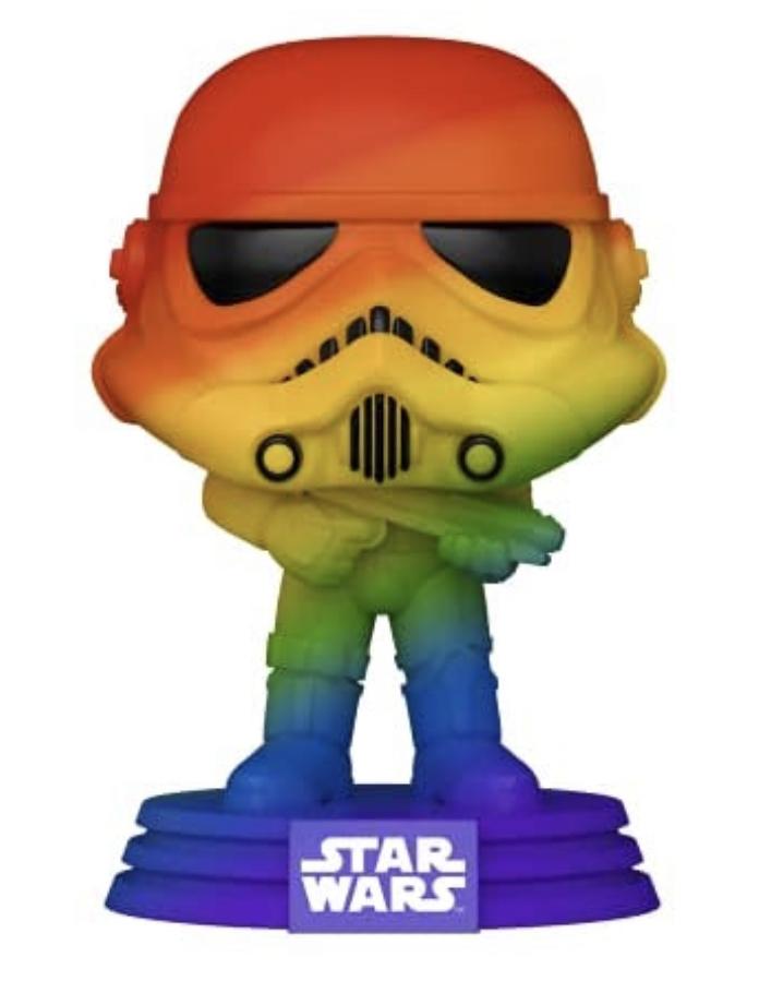 Funko Toys 4" Funko Pop! Star Wars: Stormtrooper Pride 2021 Rainbow Pop Vinyl Bobblehead