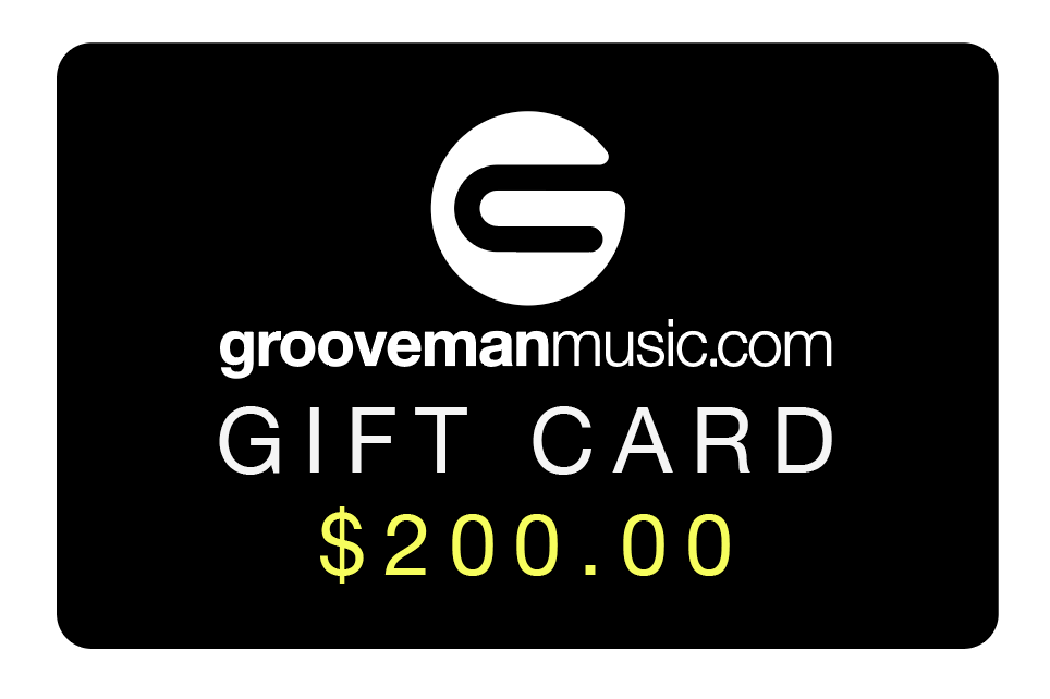 Grooveman Music Gift Card $200.00 Gift Card