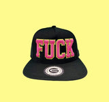 Grooveman Music Hats Fuck Outline Snapback Hat