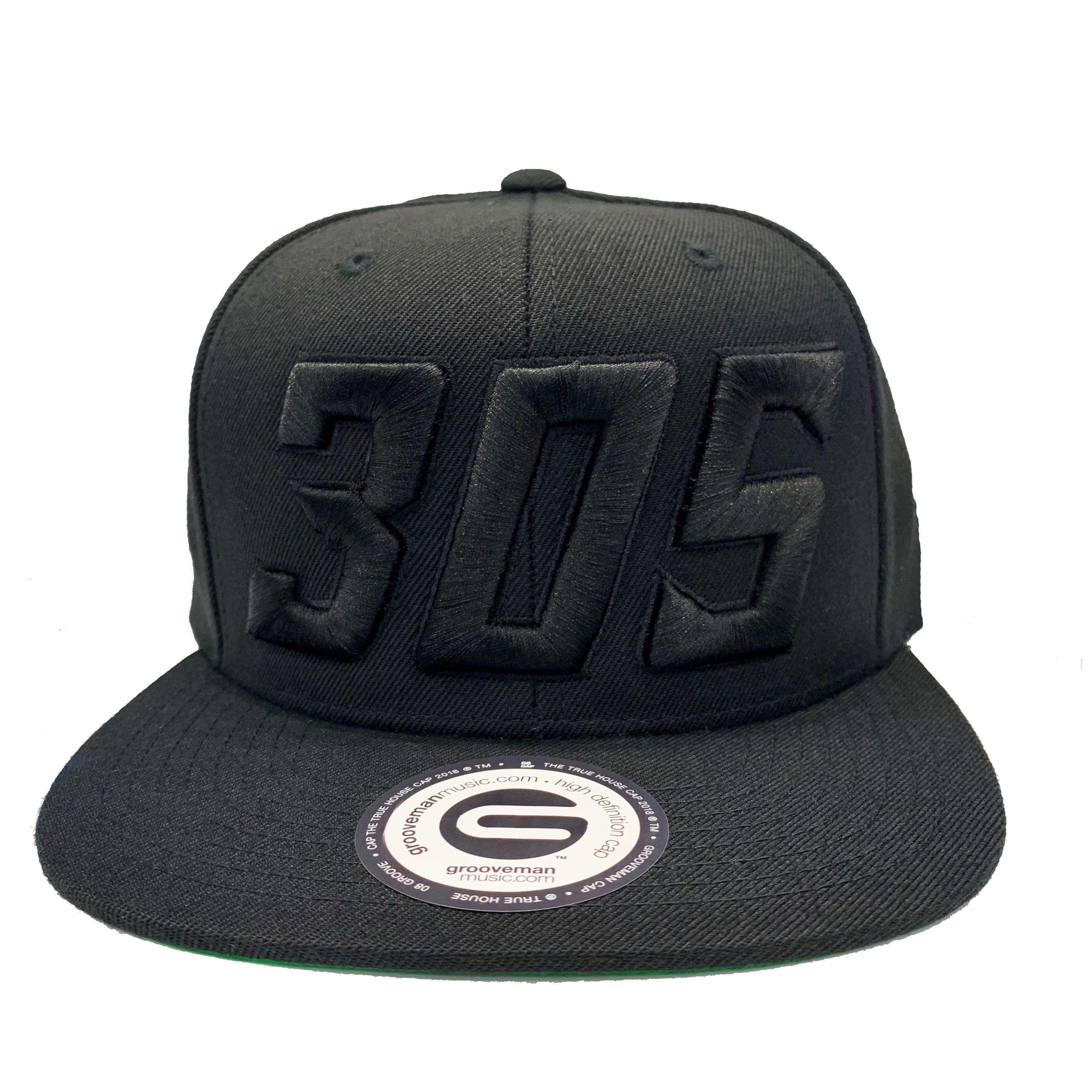 Grooveman Music Hats One Size / Black 305 Snapback Cap