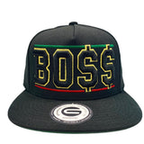 Grooveman Music Hats One Size / Black BO$$ Snapback