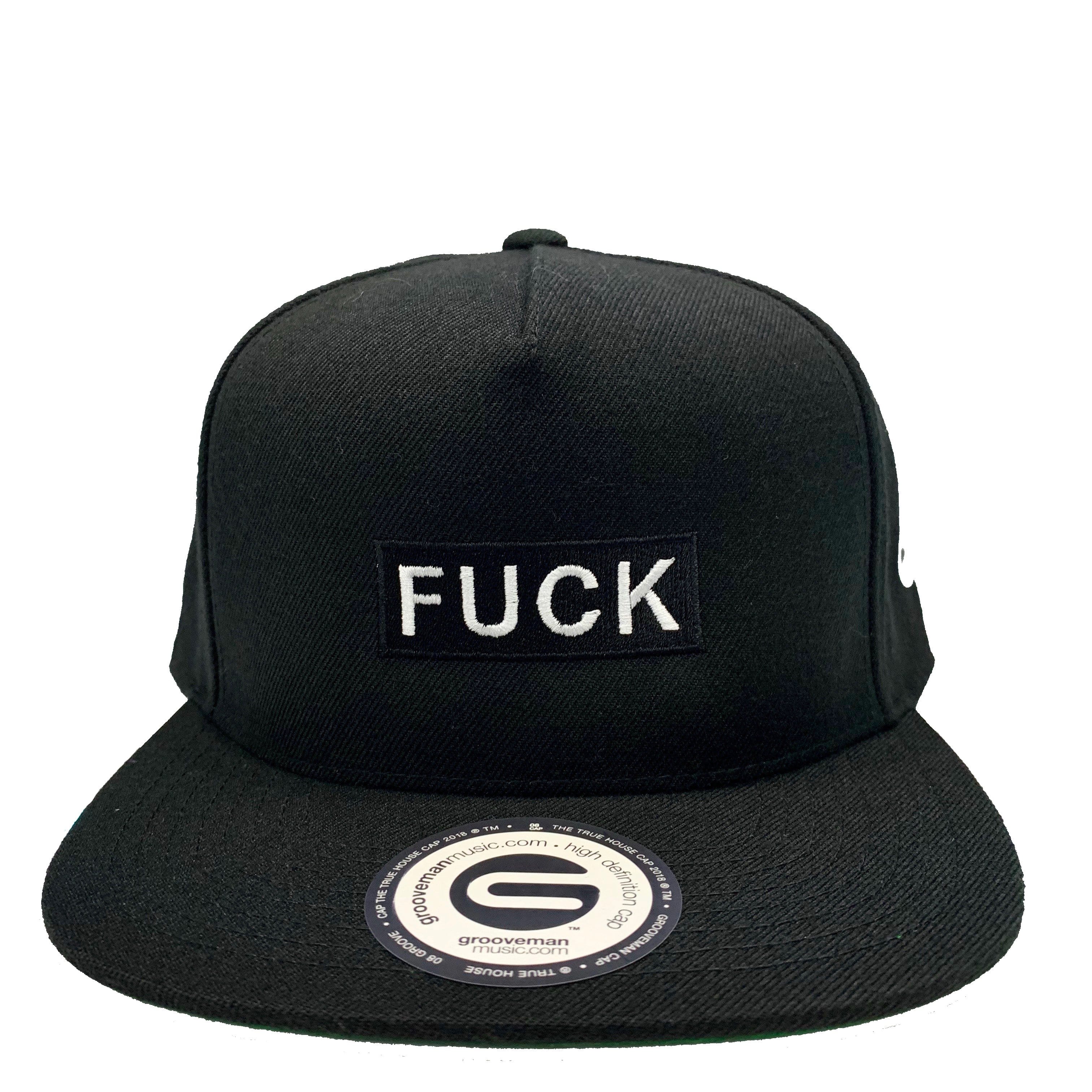 Grooveman Music Hats One Size / Black F**K Snapback Cap