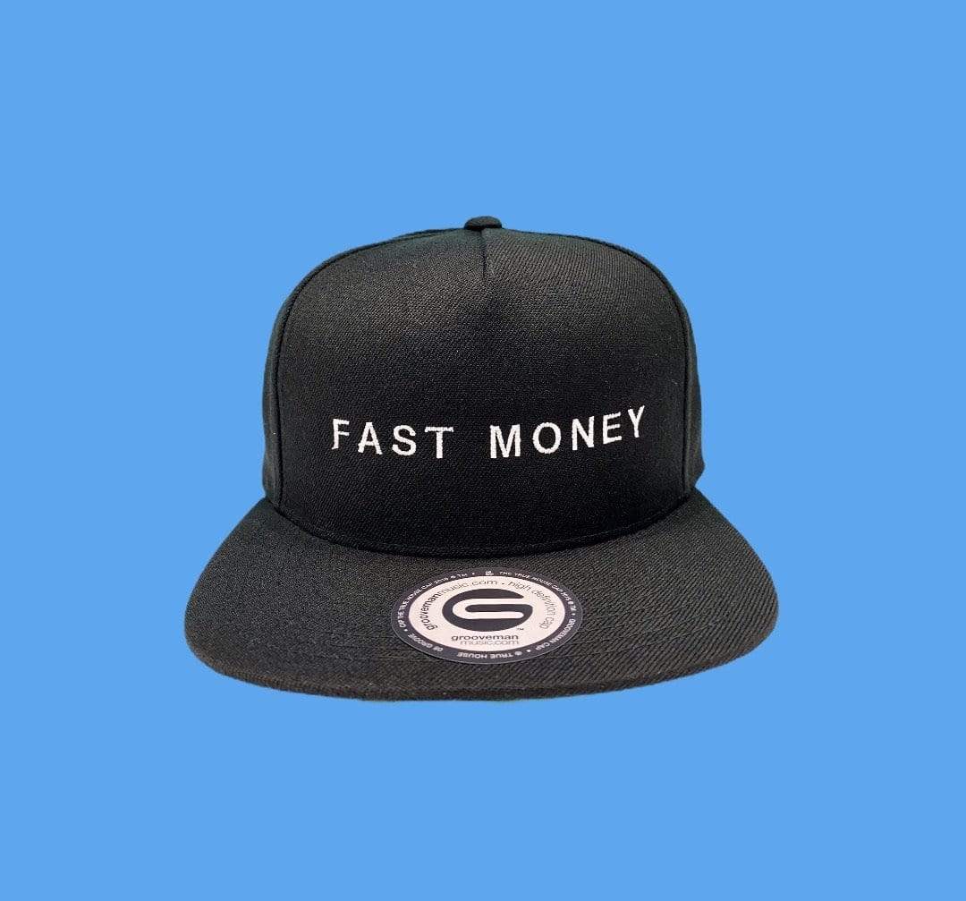 Grooveman Music Hats One Size / Black Fast money Black Snapback Hat