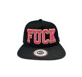 Grooveman Music Hats One Size / Black Fuck Outline Snapback Hat