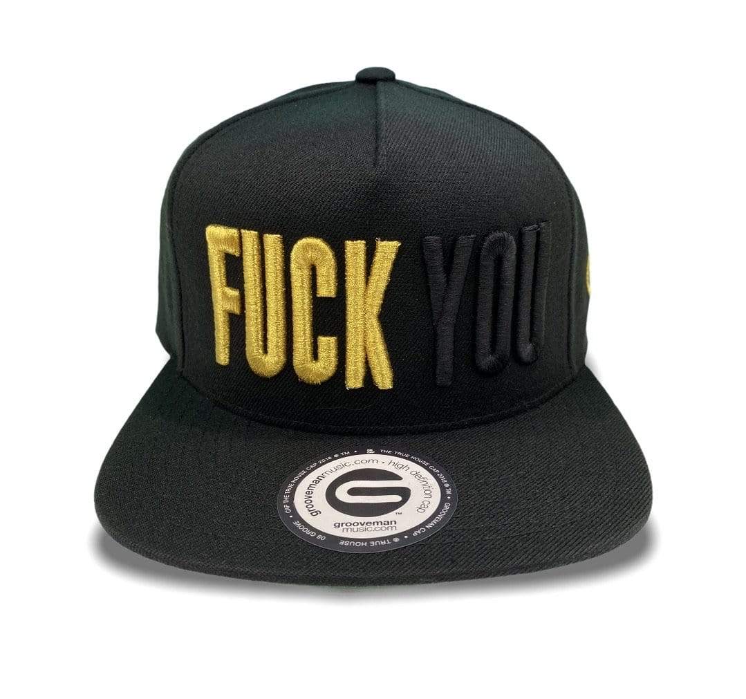 Grooveman Music Hats One Size / Black Fuck You Snapback