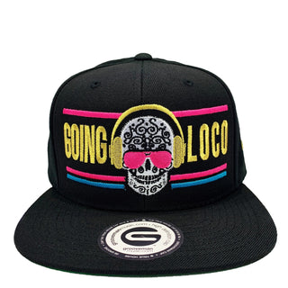 Grooveman Music Hats One Size / Black Going Loco Snapback
