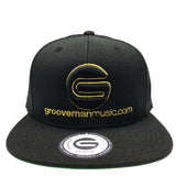 Grooveman Music Hats One Size / Black Gold Grooveman Snapback
