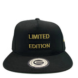 Grooveman Music Hats One Size / Black Gold Limited Edition Snapback Cap