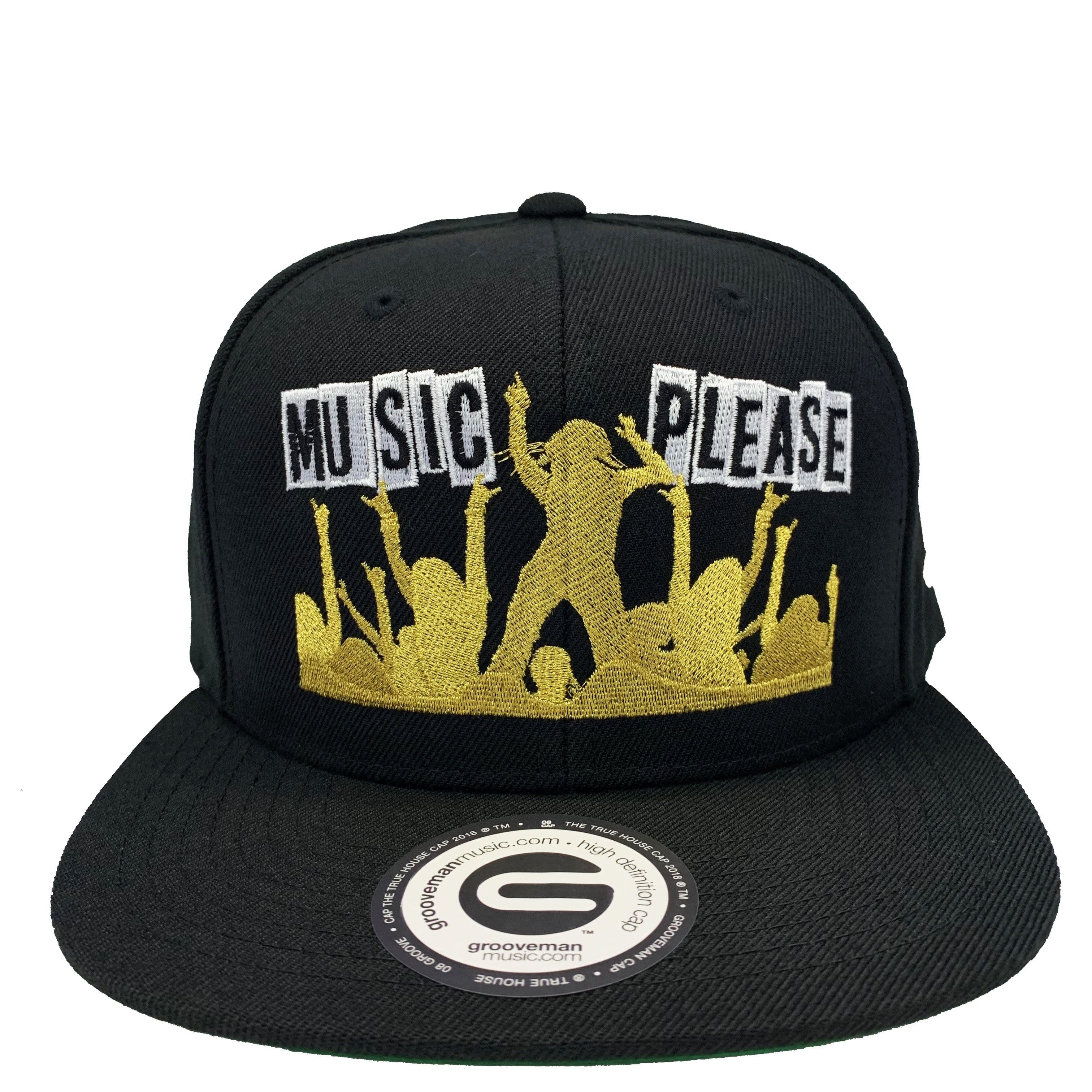 Grooveman Music Hats One Size / Black Gold Music Please Dancing Snapback