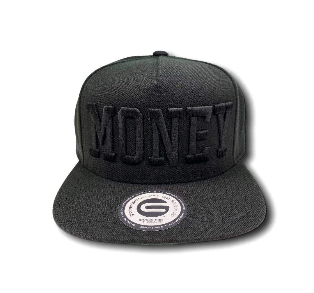 Grooveman Music Hats One Size / Black Money Snapback Hat