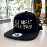 Grooveman Music Hats One Size / Black Only Great Vibes Allowed Snapback Hat