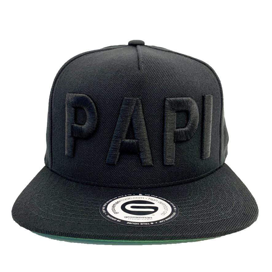 Grooveman Music Hats One Size / Black Papi Snapback Hat