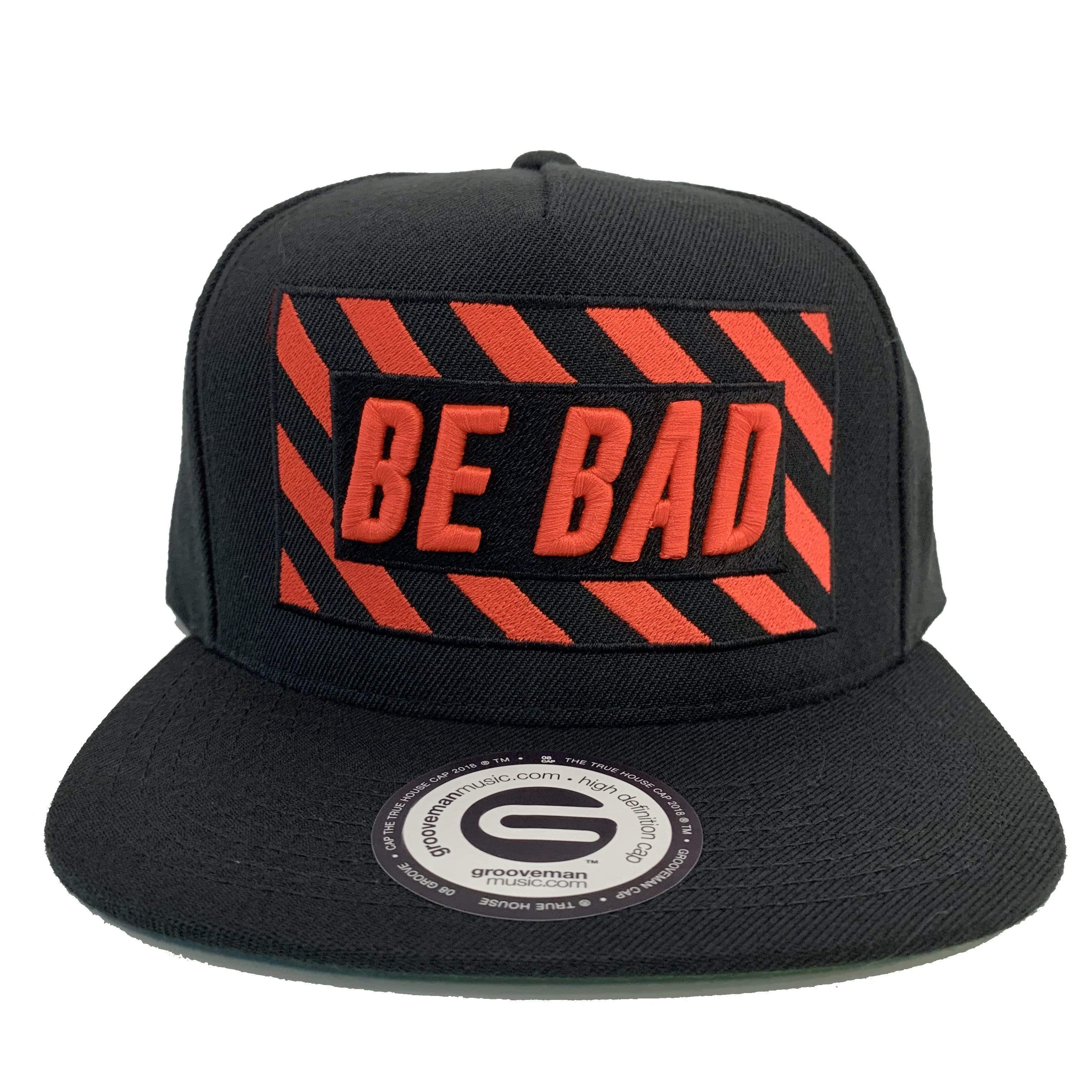Grooveman Music Hats One Size / Black Red Be Bad Snapback Hat