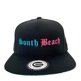 Grooveman Music Hats One Size / Black South Beach Black Snapback Hat