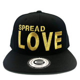Grooveman Music Hats One Size / Black Spread Love Snapback Hat