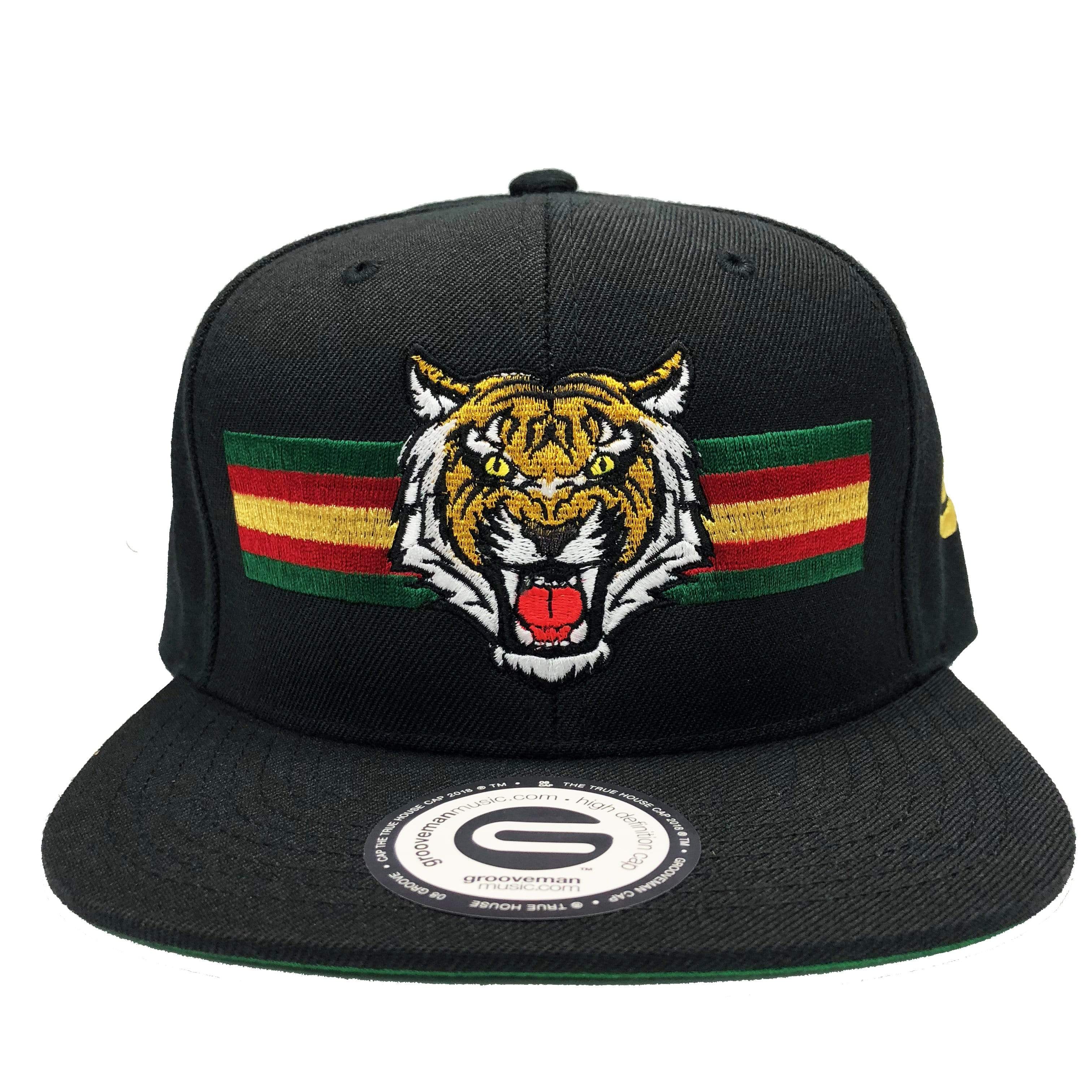 Grooveman Music Hats One Size / Black Tiger Snapback