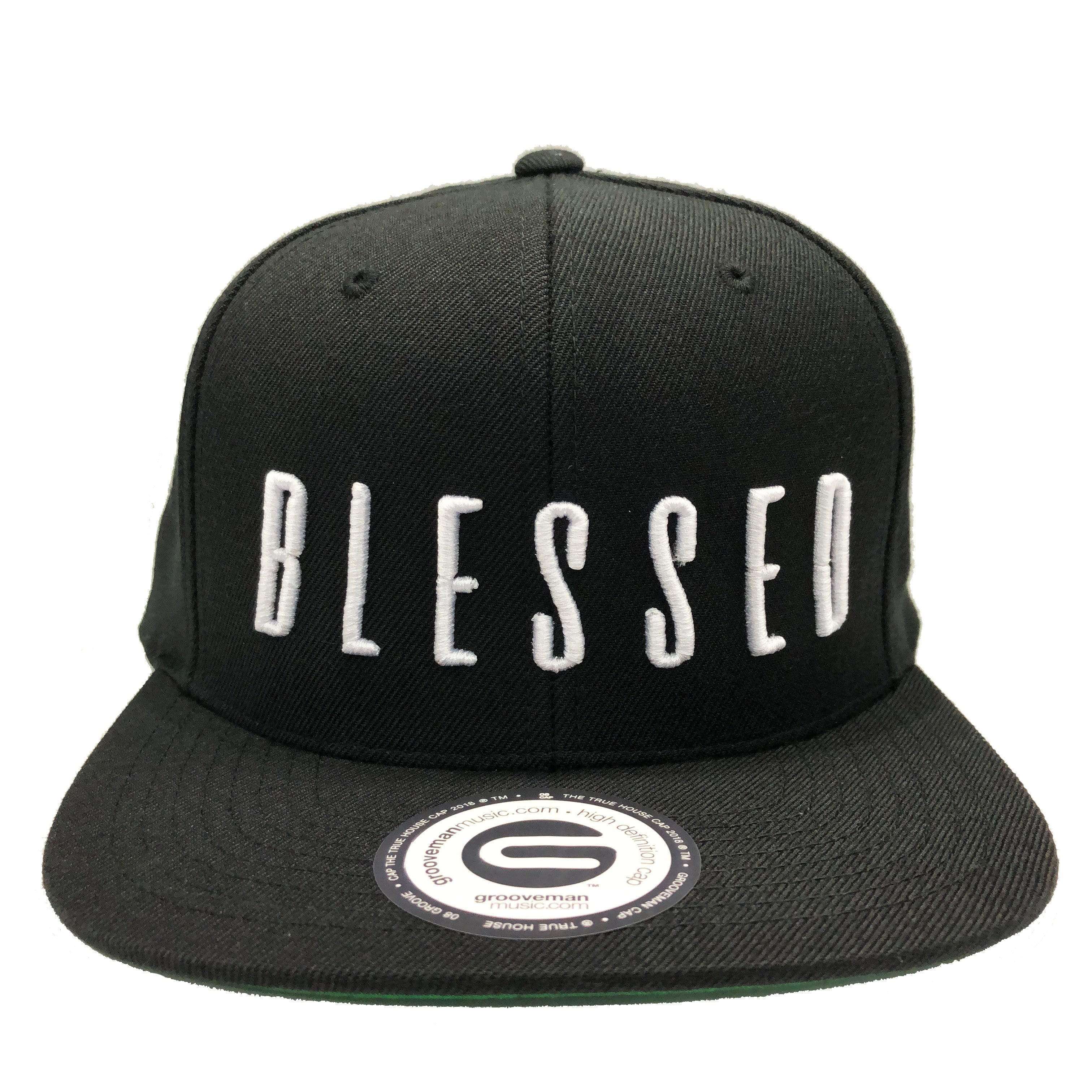 Grooveman Music Hats One Size / Black/White Blessed Cap