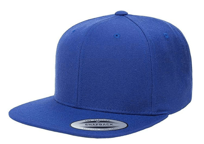 Grooveman Music Hats One Size / Blue Premium 6-Panel Snapback Cap