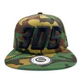 Grooveman Music Hats One Size / Camo 305 Snapback Cap