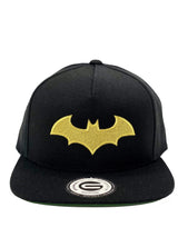 Grooveman Music Hats One Size / Gold Batman Logo Snapback