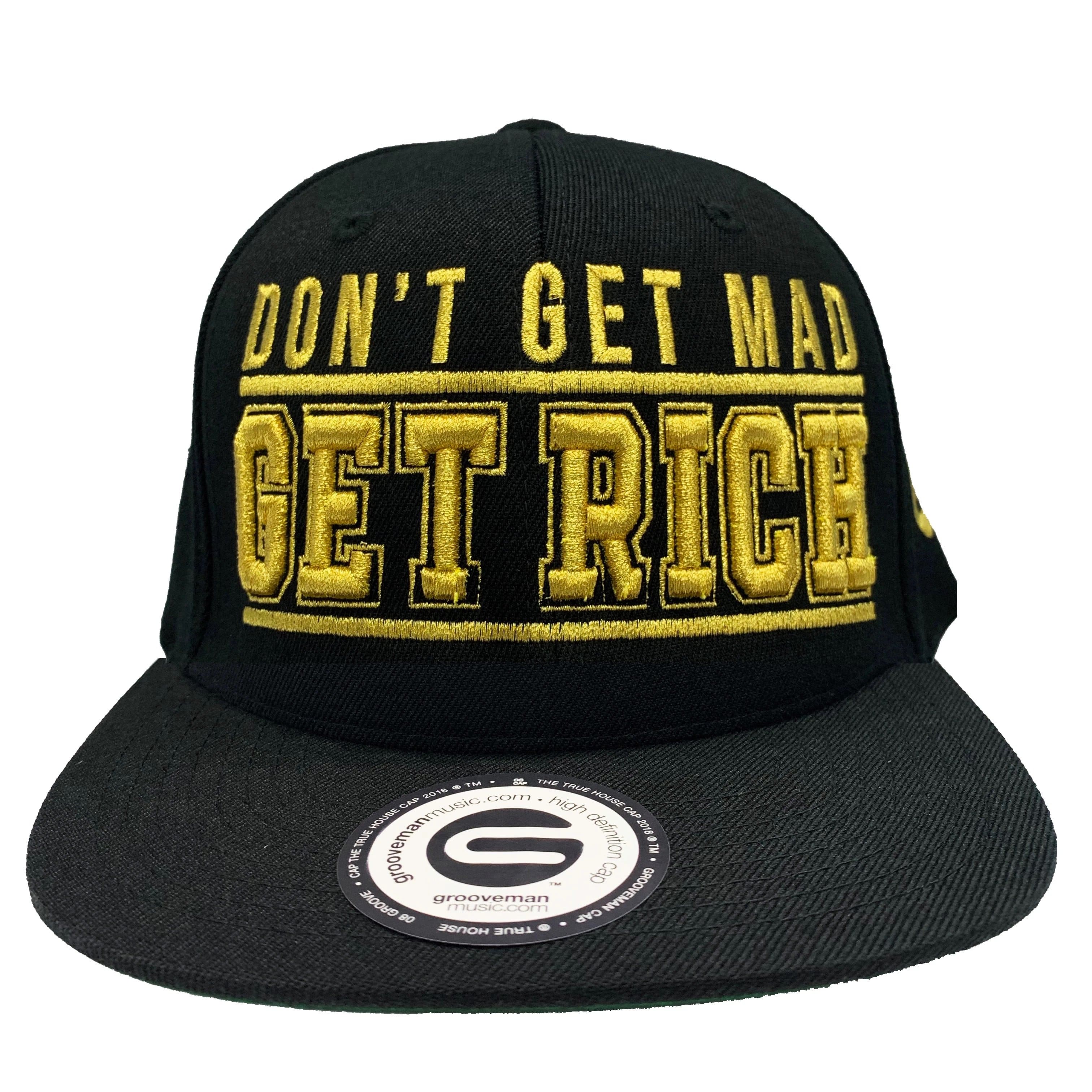 Grooveman Music Hats One Size / Gold Don't Get Mad Underline Snapback Cap