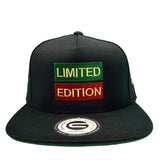 Grooveman Music Hats One Size / Green Red Limited Edition Snapback Cap