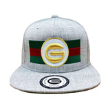 Grooveman Music Hats One Size / Heather Grey Grooveman Logo Snapback Cap