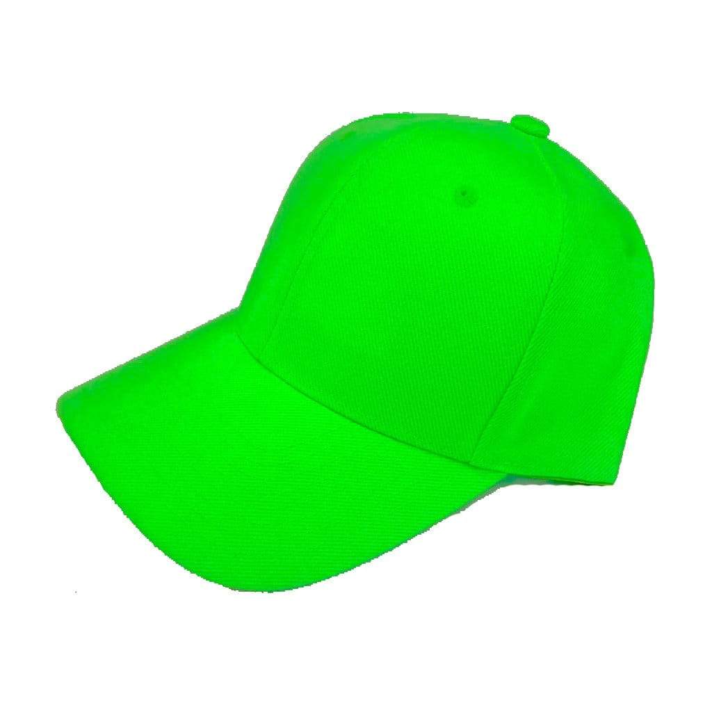 Grooveman Music Hats One Size / Neon Green Classic Curve Baseball Cap