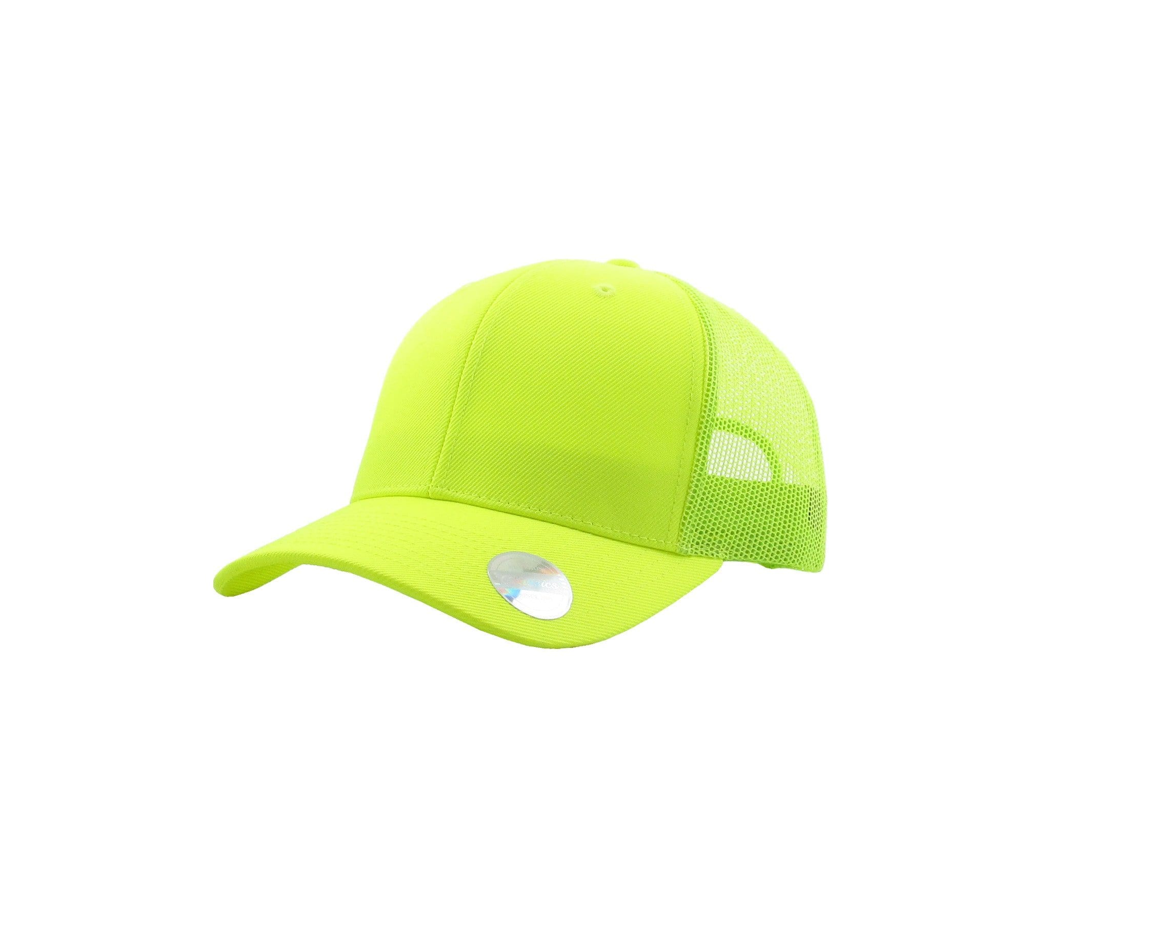 Grooveman Music Hats One Size / Neon Yellow Classic 6 Panel Mesh Back