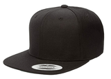 Grooveman Music Hats One Size Snapback / Black Custom Embroidery 6-Panel Caps
