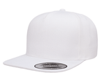 Grooveman Music Hats One Size Snapback / White Custom Embroidery 5-Panel Caps