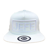 Grooveman Music Hats One Size / White Jefe Snapback