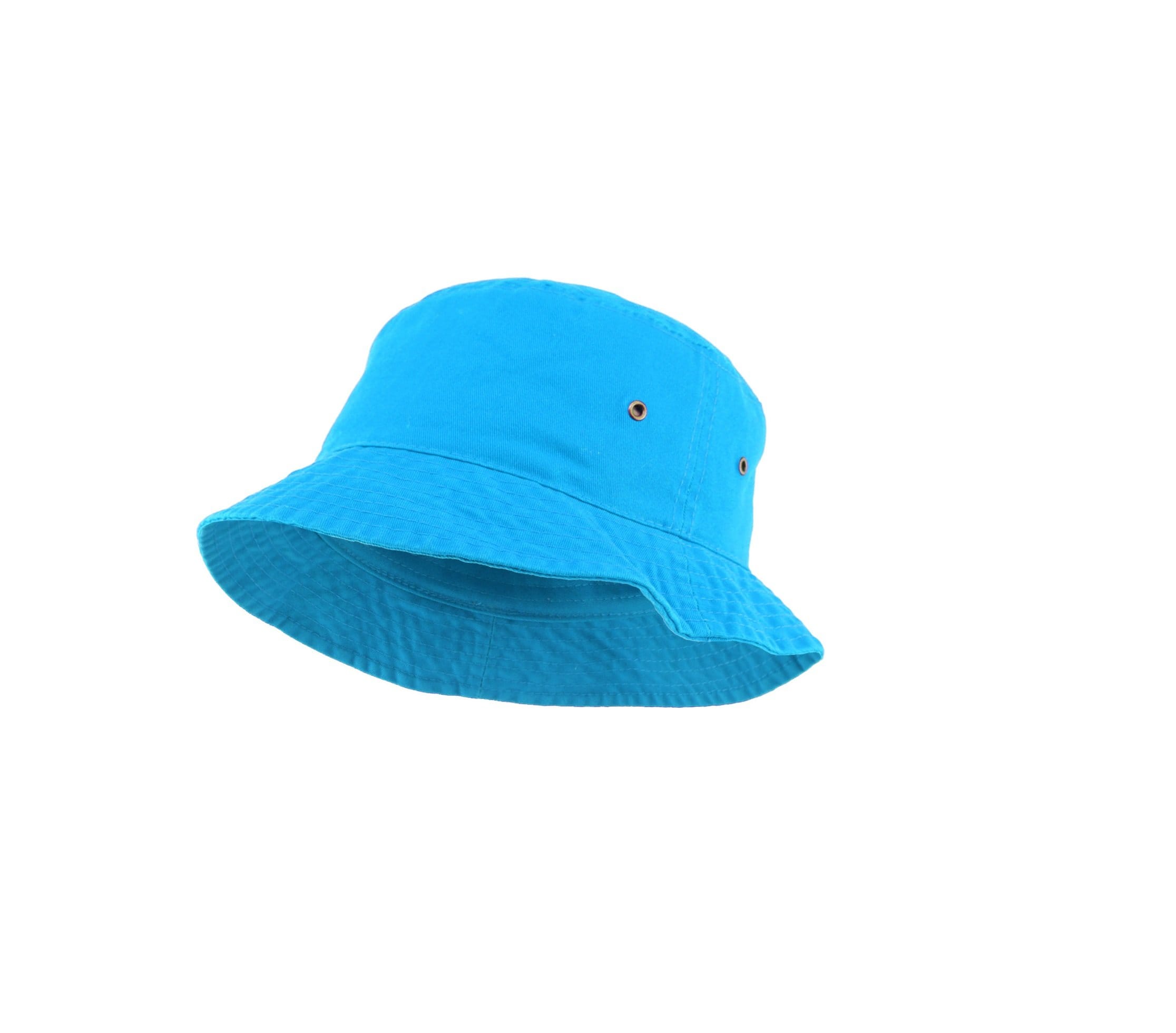 Grooveman Music Hats S/M / Aqua Solid Bucket Fitted Hat