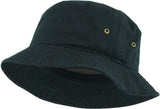 Grooveman Music Hats S/M / Black Solid Bucket Fitted Hat